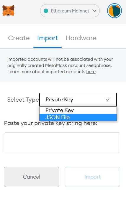 Metamask: Same metamask account with different blockchains
